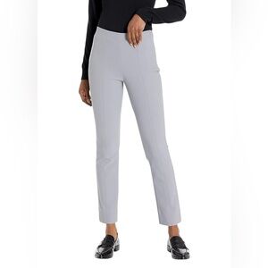 Vince Light Gray stitch front seam Straight Leg legging Pants side zip sz small